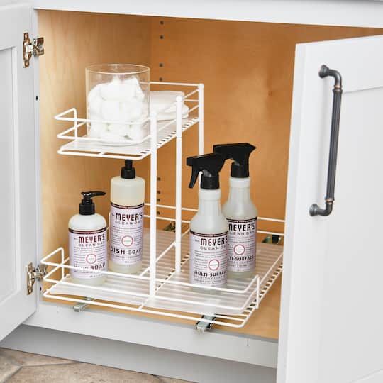 Household Essentials Glidez Double-Sided 2-Tier Organizer